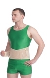Корсет лікувально-профілактичний MedTextile, з 6 ребрами жорсткості 24 см, р.ХXXL/ХXXXL, бежевий - Pampik - 3
