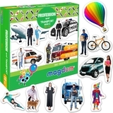 Набір магнітів Magdum Професії та транспорт (ML4031-31 EN) - Pampik