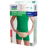 Бандаж для паховой грыжи MedTextile, унифицированный, р.XS/S, бежевый - Pampik