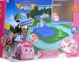 Набір Robocar Poli маленький трек з розумною машиною Ембер (83271) - Pampik - 2
