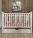 Ящик з поздовжнім маятником Верес для ліжечок ЛД-12 на ніжках, білий (40.41.1.06) - Pampik - 2