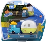 Машинка Robocar Poli Кемп, з причепом, металевий (83405) - Pampik - 5