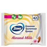 Вологий туалетний папір Zewa Almond Milk Moist, 42 шт.