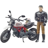 Ігровий набір Bruder Фігурка людини з мотоциклом (63051) - Pampik