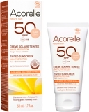 Сонцезахисний крем для обличчя Acorelle SPF 50 Абрикос з тонуючим ефектом, органічний, 50 мл - Pampik - 2
