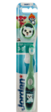Дитяча зубна щітка Jordan Step By Step Ведмедик, 3-5 років, з ковпачком, зелений - Pampik