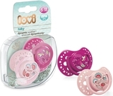 Силіконова динамічна пустушка Lovi Folky, 6-18 міс., 2 шт. (22 / 843girl) - Pampik - 2