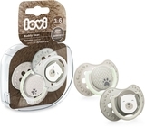 Пустушка силіконова симетрична Lovi Buddy bear, 0-2 міс., 2 шт. (22/862) - Pampik - 2