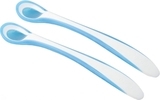 Набір термоложок Nuvita Easy Eating, блакитний, 2 шт. (NV8485Blue) - Pampik