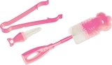 Набір щіток для миття пляшок і сосок Nuvita, рожевий (NV1485Pink) - Pampik