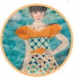 Художественный комплект для вышивки Djeco Вечерняя мода (DJ09842) - Pampik - 3