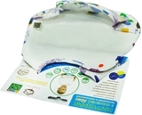 Непромокаемый нагрудник с карманом Эко Пупс Abso Jersey Цветы, разноцветный, 31х26 см (WBJA014) - Pampik - 2