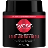 Інтенсивна маска Syoss Color Vibrancy Boost для фарбованого волосся, 500 мл - Pampik