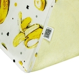 Багаторазова непромокальна пелюшка ЕКО ПУПС Eco Cotton Жовті банани, бавовна, 70х50 см, білий з жовтим (EPG10N-5070ban) - Pampik - 3