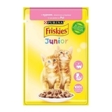 Вологий корм для кошенят Friskies Junior з куркою в підливі, 85 г - Pampik