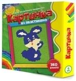 Набор для творчества "Картинка из пластилина", Зайчик Strateg - Pampik