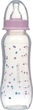 Бутылочка пластиковая Baby-Nova ПП, розовая, 240 мл (3960075) - Pampik