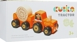 Деревянная игрушка "Трактор", на магнитах Cubika - Pampik - 3