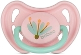 Пустышка латексная Baboo Flora, 6+ месяцев, розовый (90419) - Pampik
