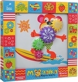 Мозаика-шестеренка, 9 деталей, 12 картинок Країна іграшок - Pampik