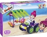 Конструктор "Модный пляж. Квадроцикл и беседка", 108 деталей Banbao - Pampik