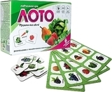 Настольная игра лото "Фрукты и овощи", укр. Strateg - Pampik