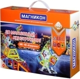3D магнитный конструктор, 46 деталей Магникон - Pampik