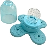 Ниблер силиконовый "Nibi Teether 2in1", голубой Kinderenok - Pampik - 4