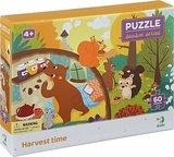 Пазл из серии Времена года, "Уборка в лесу", 60 эл. Dodo - Pampik