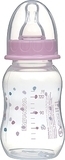 Бутылочка пластиковая Baby-Nova ПП, розовая, 130 мл (3960072) - Pampik