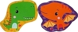 Магнитные беби пазлы "Fisher Price. Динозаврики", англ. Vladi Toys - Pampik