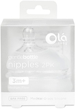 Сменная насадка для новорожденных на бутылочку Gentle Bottle, 3-6 м., 2шт Olababy - Pampik