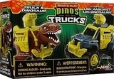 Игровой набор "Машинка и динозавр T-Rex", brown Road Rippers - Pampik