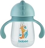 Чашка-непроливайка с трубочкой Baboo Safari, 260 мл (90441) - Pampik