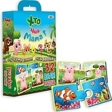 Пазлы для детей "Кто чья мама" на руском языке Strateg - Pampik