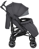 Прогулянковий візок Lionelo Irma Black/Dark Grey, чорний - Pampik - 3