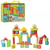 Деревянная игрушка "Городок", MD 1316, с цифрами Shantou - Pampik