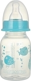 Бутылочка из полипропилена для кормления Baby-Nova Декор, 125 мл (3960069) - Pampik