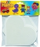 Набір полів для термомозаїки Hama Midi Велике серце, великий шестикутник (4454) - Pampik