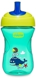 Поильник-непроливайка "Advanced Cup" 266 мл, 12м+, зеленый с рыбками Chicco - Pampik