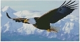 Алмазная мозаика "Горный орел", 40х50 см Strateg - Pampik