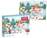 Пазл из серии Времена года, "Волшебный каток", 60 эл. Dodo - Pampik - 2