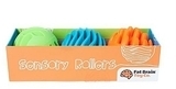 Развивающие сенсорные звенящие мячи "Sensory Rollers", 3 шт Fat Brain Toys - Pampik
