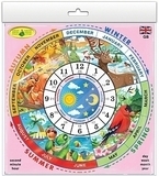 Настольная игра "Изучаем время на английском" Киевская фабрика игрушек Энергия плюс - Pampik