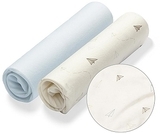 Бамбуковая простыня для кроватки 2 шт. "Самолетики", 40х75см. BabyOno - Pampik