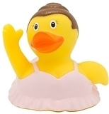 Игрушка для ванной "Уточка Балерина" Funny Ducks - Pampik