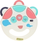 Музыкальная игрушка "Бубен", белая Baby Team - Pampik