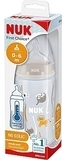 Бутылочка для кормления NUK First Choice Plus Сафари, c силиконовой соской, 300 мл, бежевый (3952396) - Pampik - 2