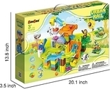 Конструктор "Веселая горка. Замок с шариками" (110 дет.) Banbao, 110 дет. - Pampik - 2