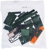 Конструктор "Поезд DF2159 с рельсами", зеленый ZIPP Toys - Pampik - 5